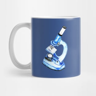 Painted blue microscope Mug